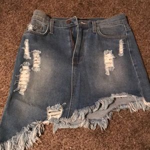 Jean skirt from fashionova